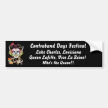 Pirate Queen Lafitte Who's the Queen?! View Hints Bumper Stickers