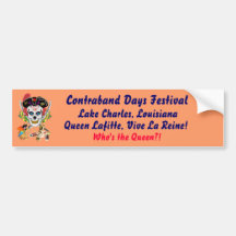 Pirate Queen Lafitte Who's the Queen?! View Hints Bumper Stickers