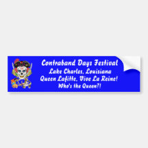 Pirate Queen Lafitte Who's the Queen?! View Hints Bumper Stickers