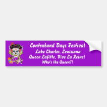 Pirate Queen Lafitte Who's the Queen?! View Hints Bumper Stickers