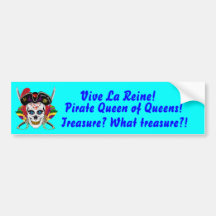 Pirate Queen of Queens Bumper Sticker