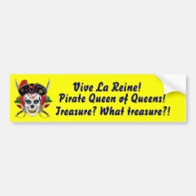 Pirate Queen of Queens Bumper Stickers