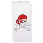 Pirate + Red Bandanna rack cards