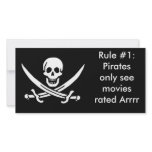 Pirate Rules Custom Photo Card photo cards