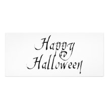 Pirate Scrawl Happy Halloween Rack Cards