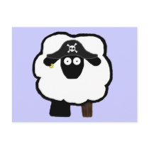 Pirate Sheep Postcards