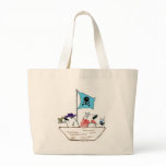 Pirate Ship Tote Bag