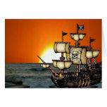 Pirate Ship Card