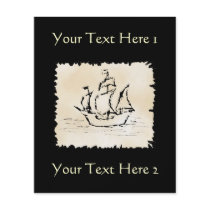 Pirate Ship. Custom Flyer