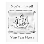 Pirate Ship. Personalised Announcements