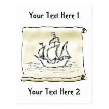 Pirate Ship. Post Cards