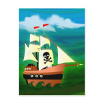 Pirate Ship postcards