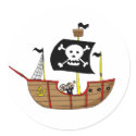Pirate ship stickers