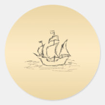 Pirate ship. stickers