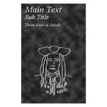 Pirate Sketch. Black and White. Custom flyers