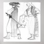 Pirate sketch posters