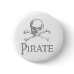 Pirate Skull and Crossbones buttons