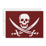Pirate Skull and Swords,Jolly Roger invitations