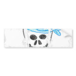 Pirate Skull by Flash Allen bumper stickers