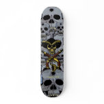 Pirate skull cool skateboard design