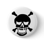 Pirate Skull & Crossbones Buttons