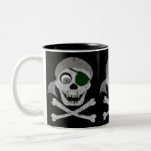 Pirate Skull & Crossbones Mugs
