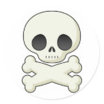 Pirate Skull & Crossbones stickers