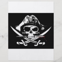 Pirate Skull Flyer Design