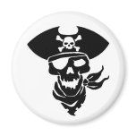 Pirate Skull magnets