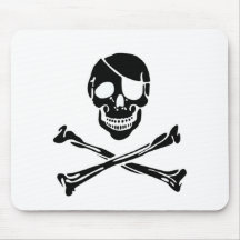 Pirate Skull Mouse Pads