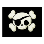 Pirate Skull Post Cards