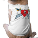 Pirate Skull Tattoo pet clothing