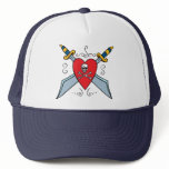 Pirate Skull Tattoo Trucker Hats