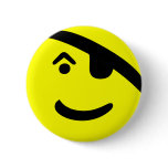 Pirate Smiley buttons