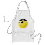 Pirate Smiley Face Apron