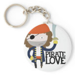 Pirate stereotype keychains