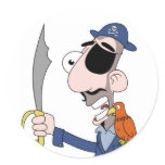 Pirate stickers
