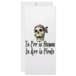 Pirate T-shirts and Gifts. rack cards