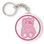 Pirate Teddy Bear Keychain