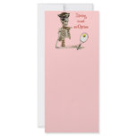 Pirate Tennis Losing Skeleton Personalized Rack Card