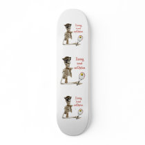 Pirate Tennis Losing Skeleton Skateboards