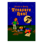 Pirate Treasure Hunt Card