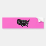 PIRATE USA 5 BUMPER STICKER