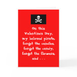 Pirate Valentine's Day Card - Let's Party!