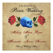Pirate Wedding Invites