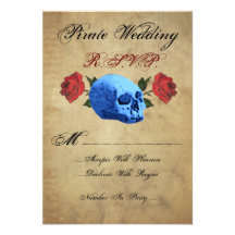 Pirate Wedding R.S.V.P. Announcement