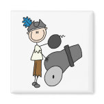 Pirate With Cannon Magnet
