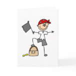 Pirate With Treasure Card