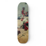 Pirates Fight Over Treasure skateboards