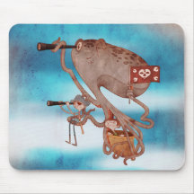 Pirates. Imagination and fantasy, cute and lovely. Alfombrillas De Ratones